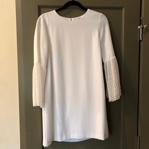 White Zara basics dress